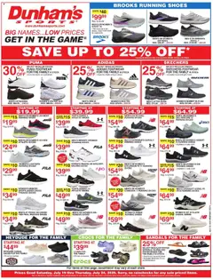Preview of Dunham's Sports weekly ads valid from 19.07.2025