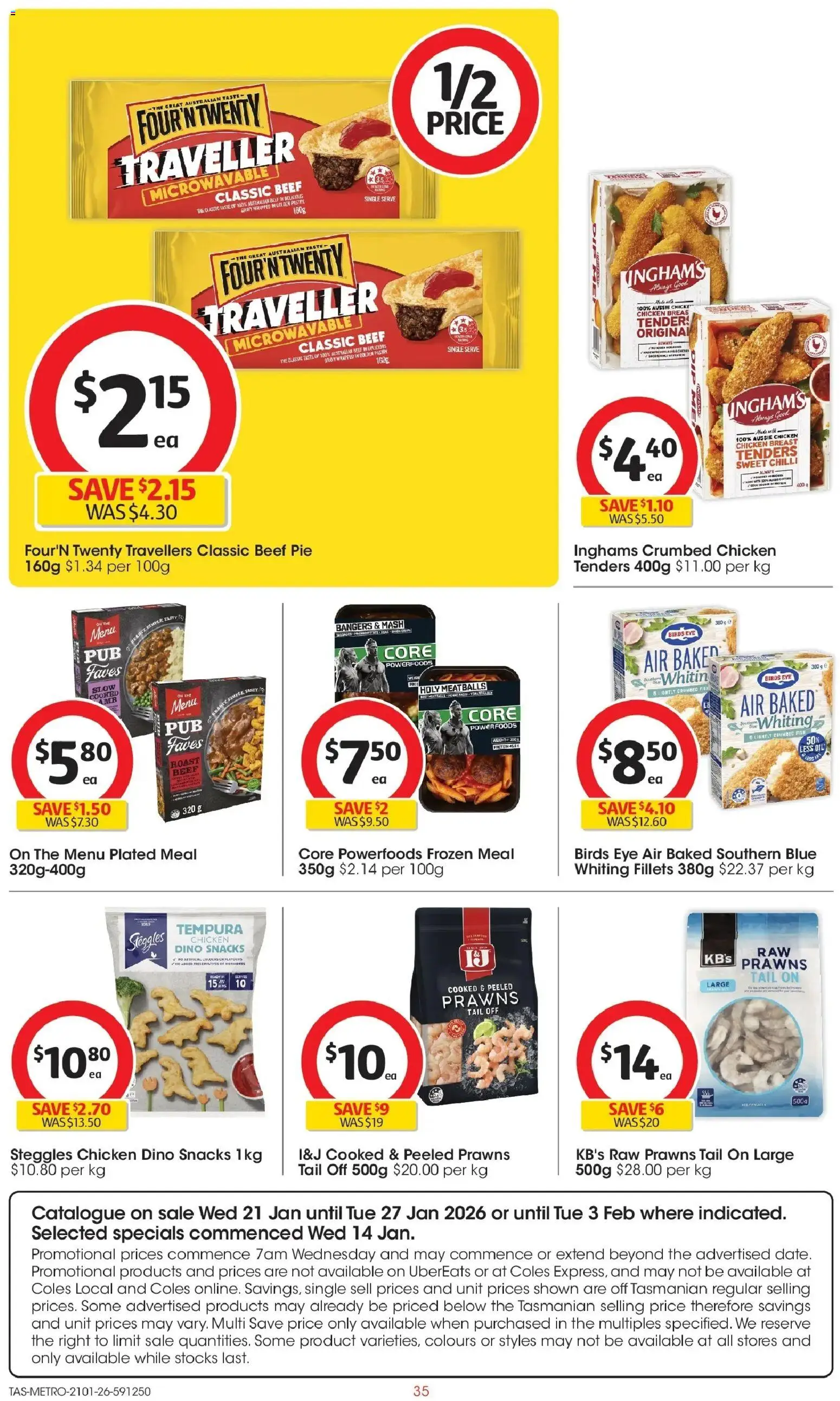Coles catalogue - valid from 21.01.2026 | Page: 35 | Products: Chicken, Fish, Meat, Chilli