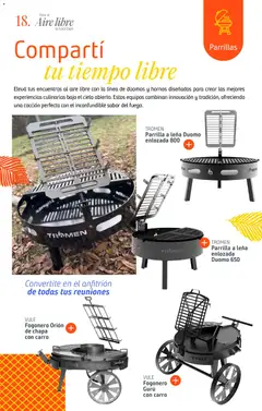 Vista previa Sodimac catálogo válido desde el 18.12.2025 | Página: 18 | Productos: Chapa, Parrilla, Té