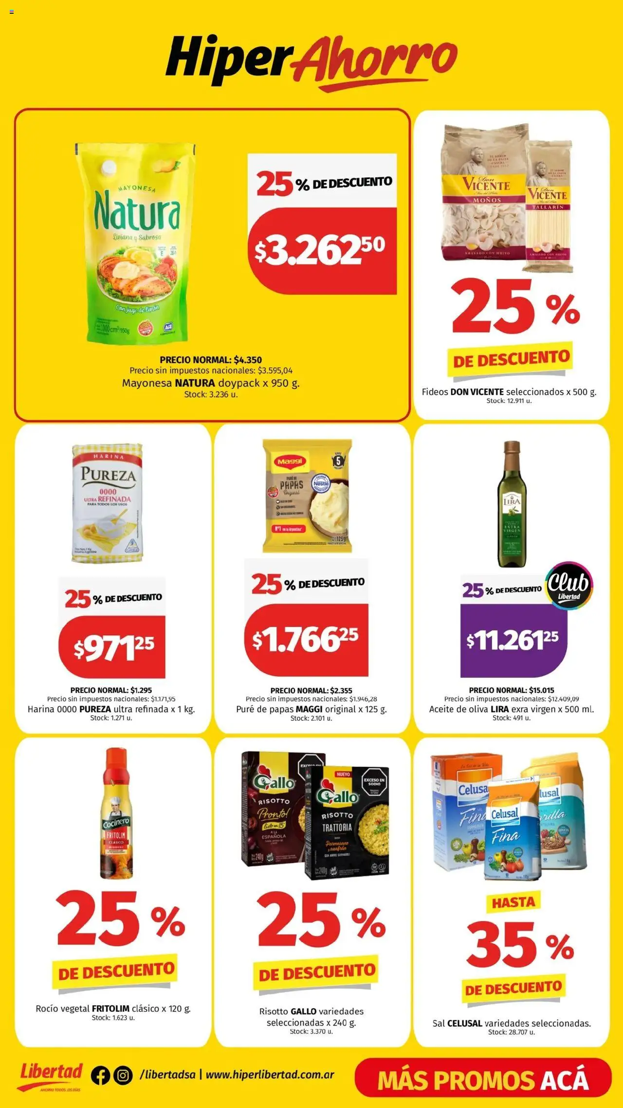 Hipermercado Libertad catálogo │ válido desde el 06.08.2025 | Página: 2 | Productos: Aceite, Sal, Oliva, Huevo