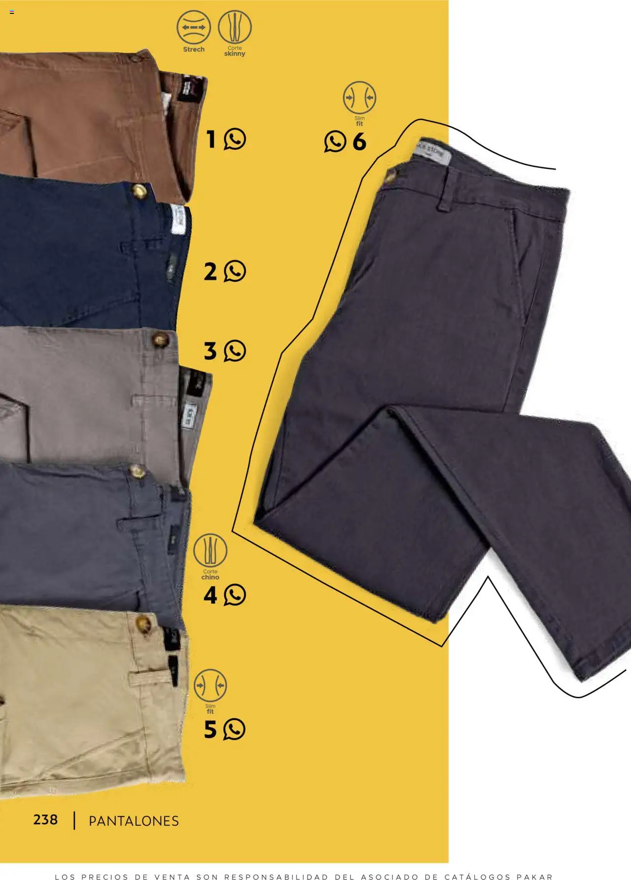 Nuevas ofertas de SC Pakar válidas en toda la República Mexicana desde el 24.07.2025. ¡Encuentra las mejores ofertas en SC Pakar Catálogo Ropa y Accesorios! | Página: 238 | Productos: Pantalones