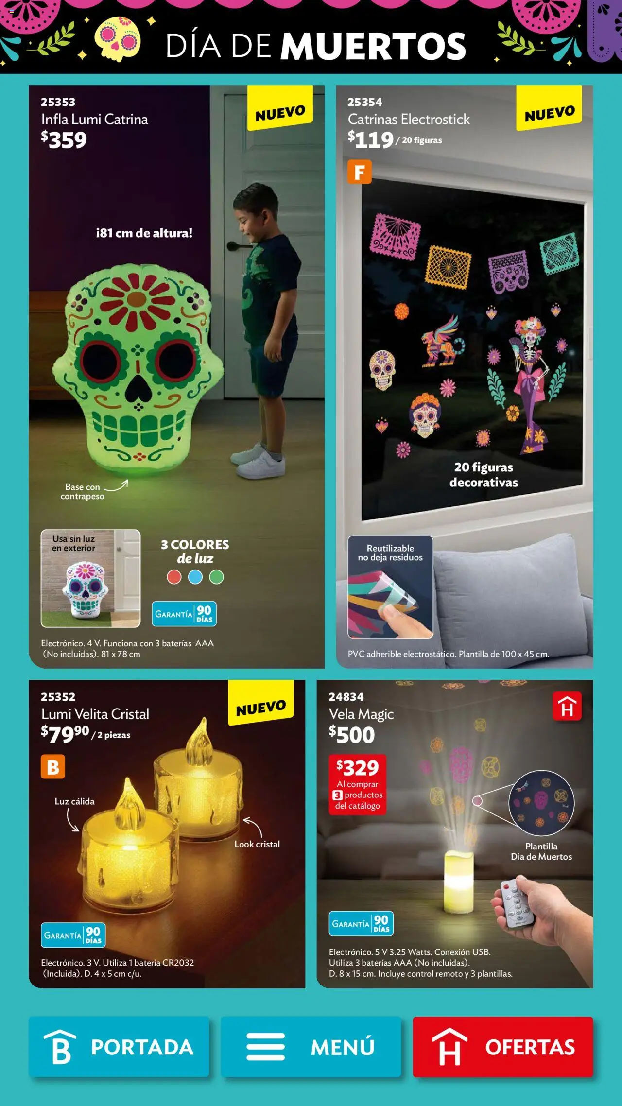 Nuevas ofertas de Betterware válidas en toda la República Mexicana desde el 29.09.2025. ¡Encuentra las mejores ofertas en Betterware - Campaña 10 2025! | Página: 117 | Productos: Control remoto, Vela, Batería