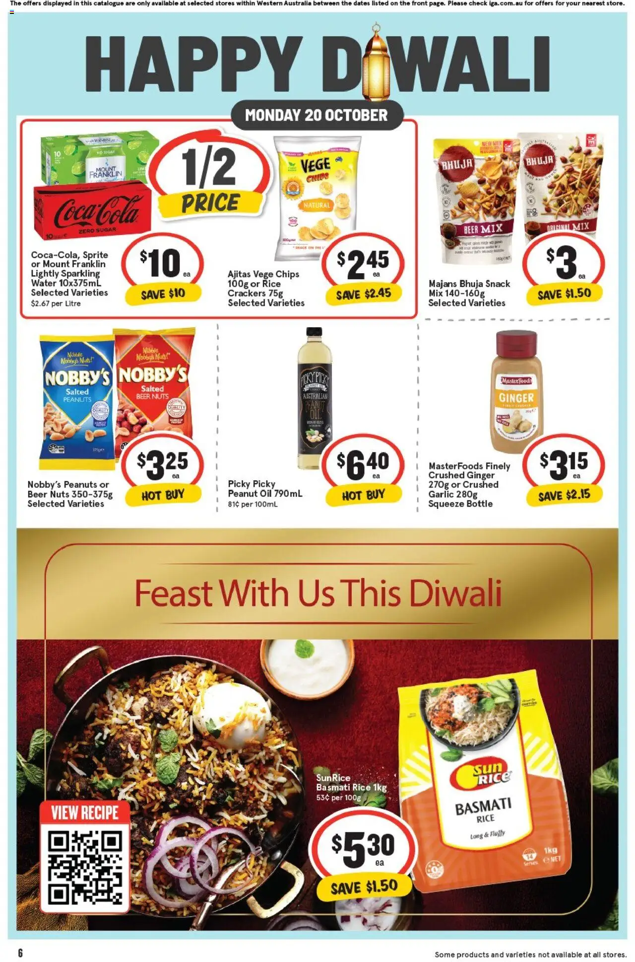 IGA catalogue - valid from 08.10.2025 | Page: 9 | Products: Rice, Coca Cola, Chips, Water
