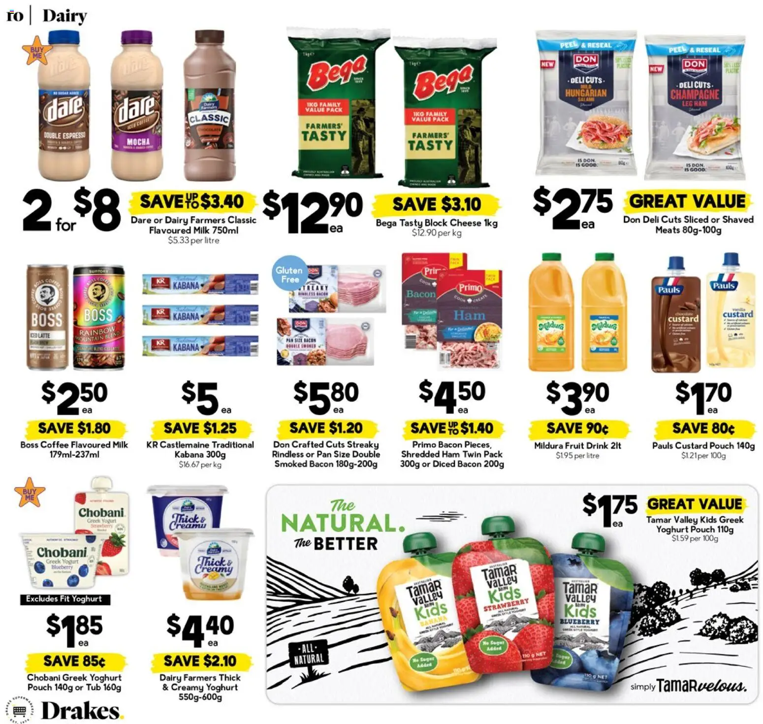 Drakes catalogue - valid from 04.02.2026 | Page: 11 | Products: Bacon, Milk, Coffee, Chocolate