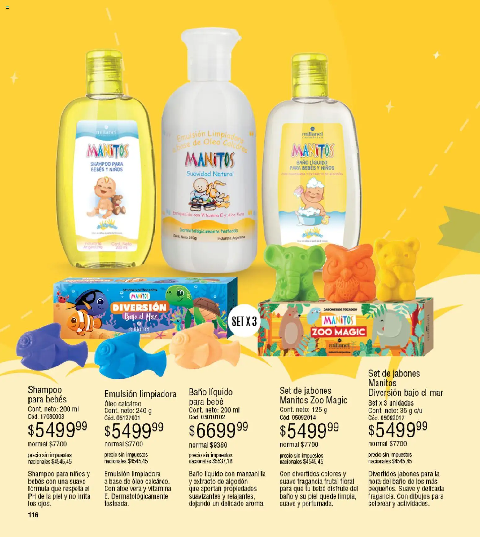 Millanel - Catálogo │ válido desde el 02.03.2026 | Página: 116 | Productos: Algodón, Fragancia, Shampoo, Emulsión