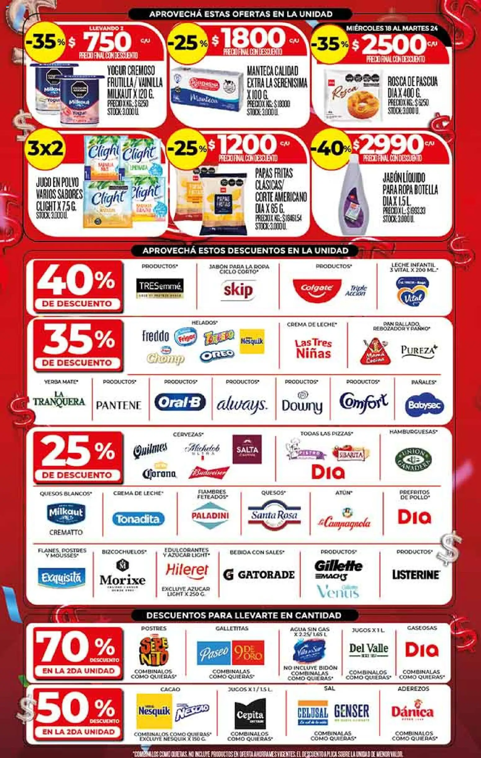 Supermercado DIA Ofertas │ válido desde el 18.03.2026 | Página: 2 | Productos: Sobre, Bidón, Polvo, Agua