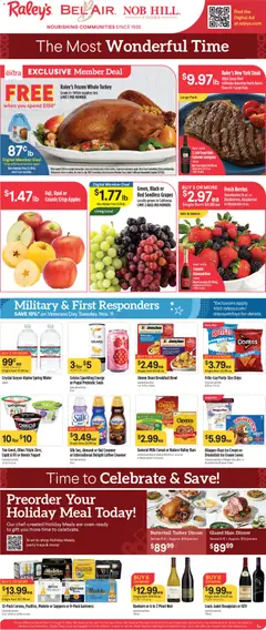 Preview of Raley's weekly ads valid from 05.11.2025