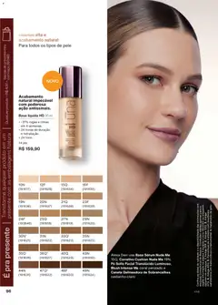 Natura - Ciclo 18/2025 - Pré-Visualização do folheto da loja Natura, válido de 30.10.2025 | Página: 96 | Produtos: Corretivo, Pó, Blush, Sérum