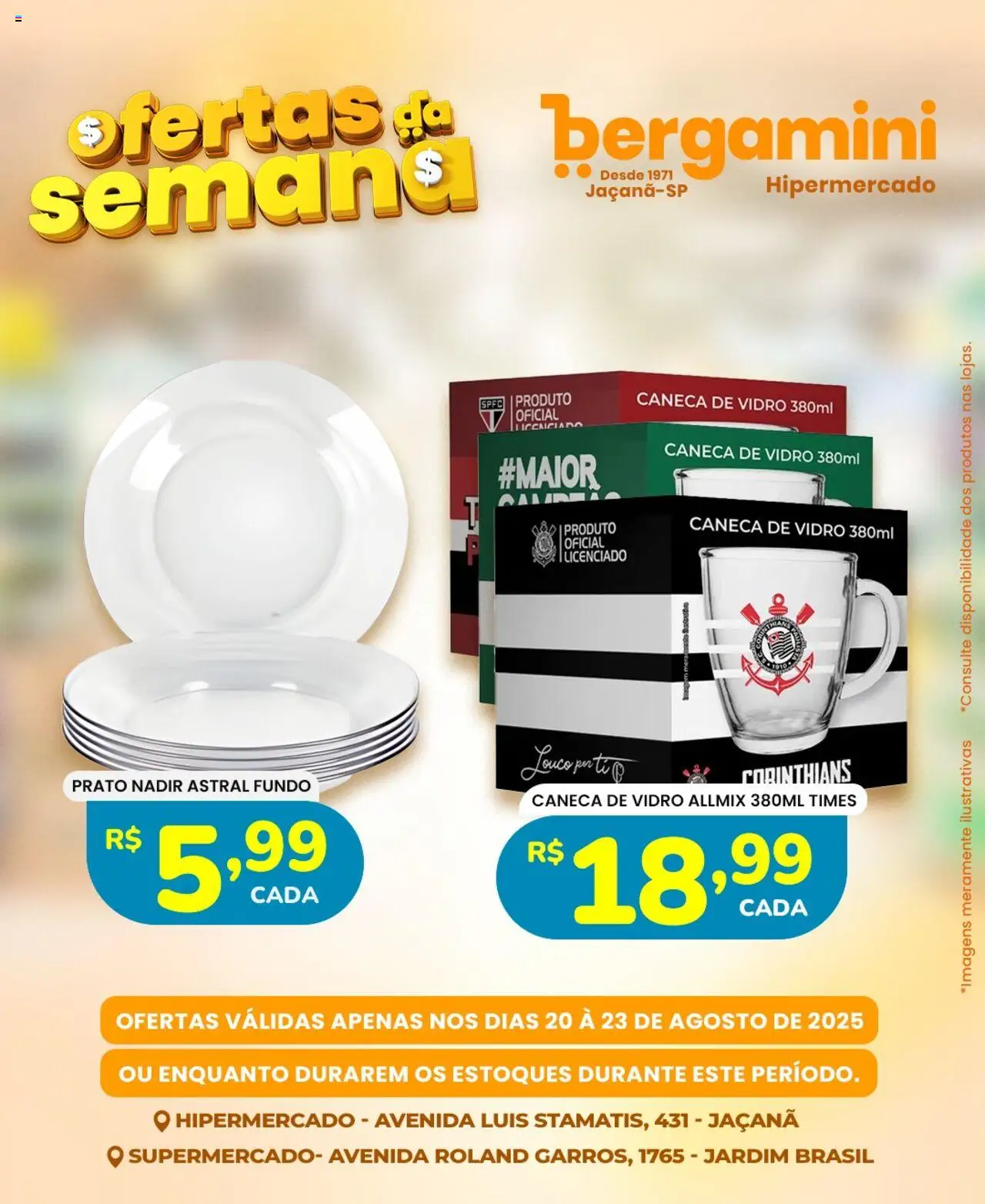 Supermercado Bergamini Folheto - válido de 20.08.2025 | Página: 20 | Produtos: Caneca