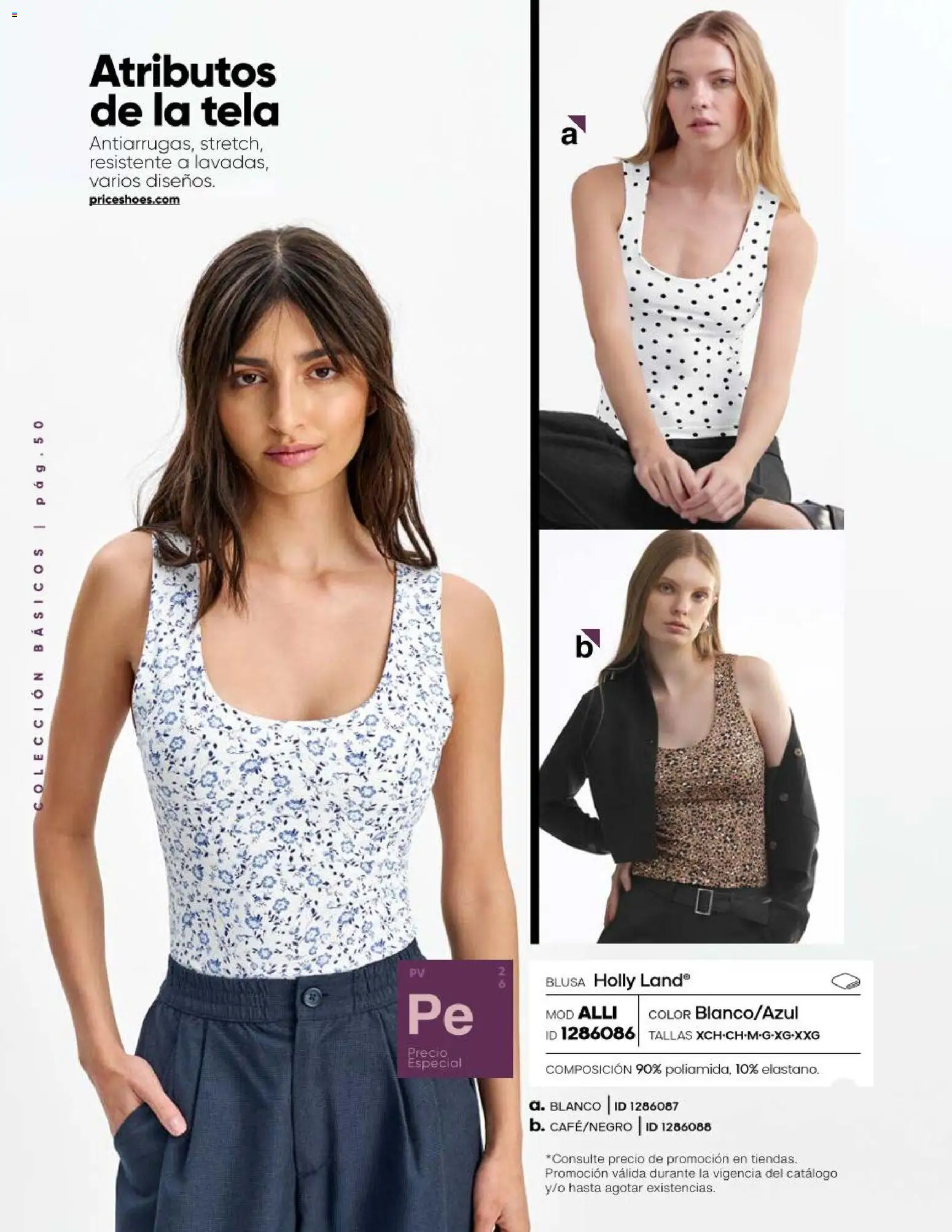 Nuevas ofertas de Price Shoes válidas en toda la República Mexicana desde el 05.02.2026. ¡Encuentra las mejores ofertas en Price Shoes catálogo Collection básicos! | Página: 50