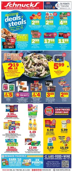 Preview of Schnucks weekly ads valid from 07.01.2026