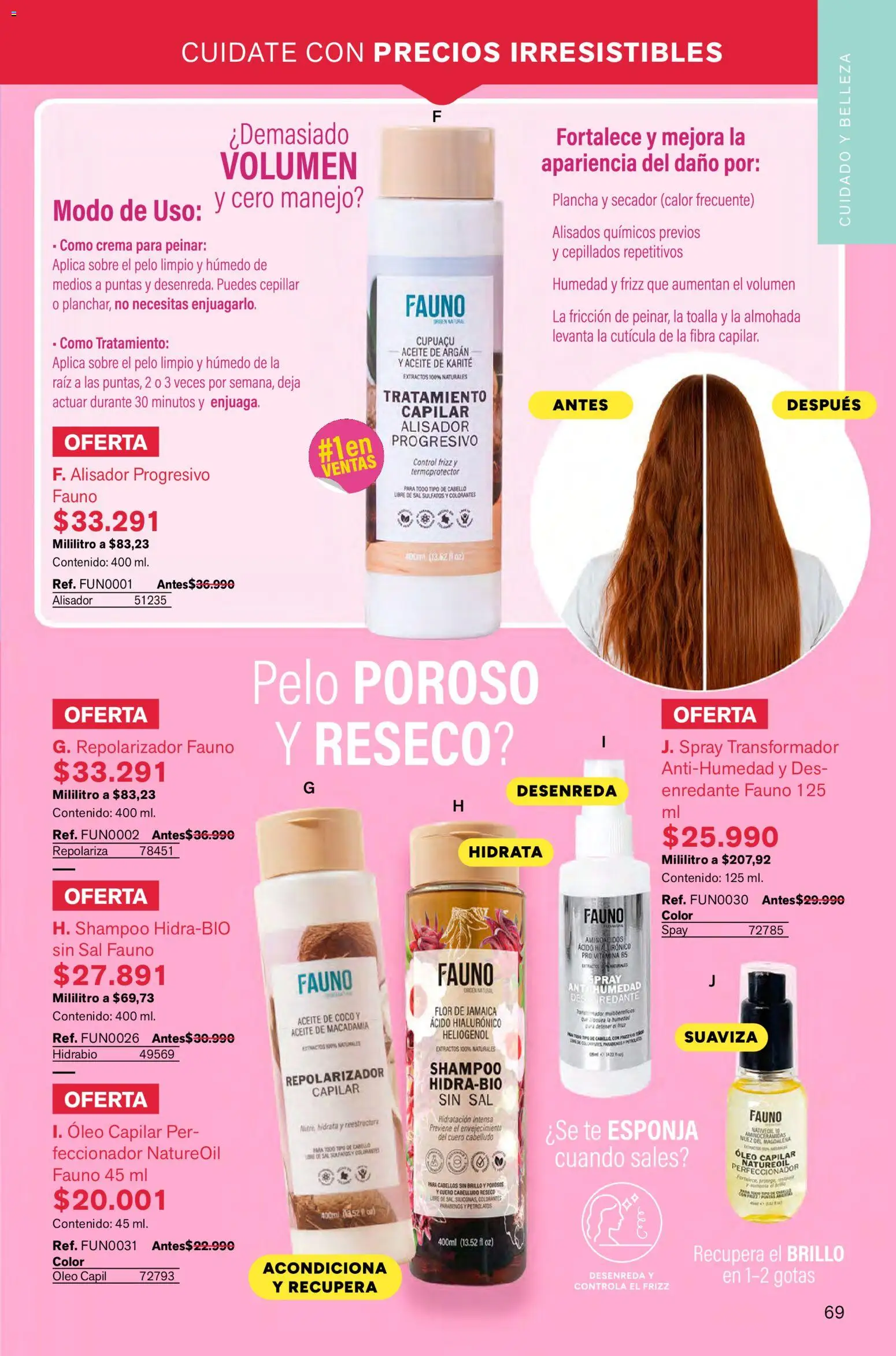 Leonisa revista - valida desde el 02.01.2026 | Página: 69 | Productos: Plancha, Sal, Brillo, Almohada