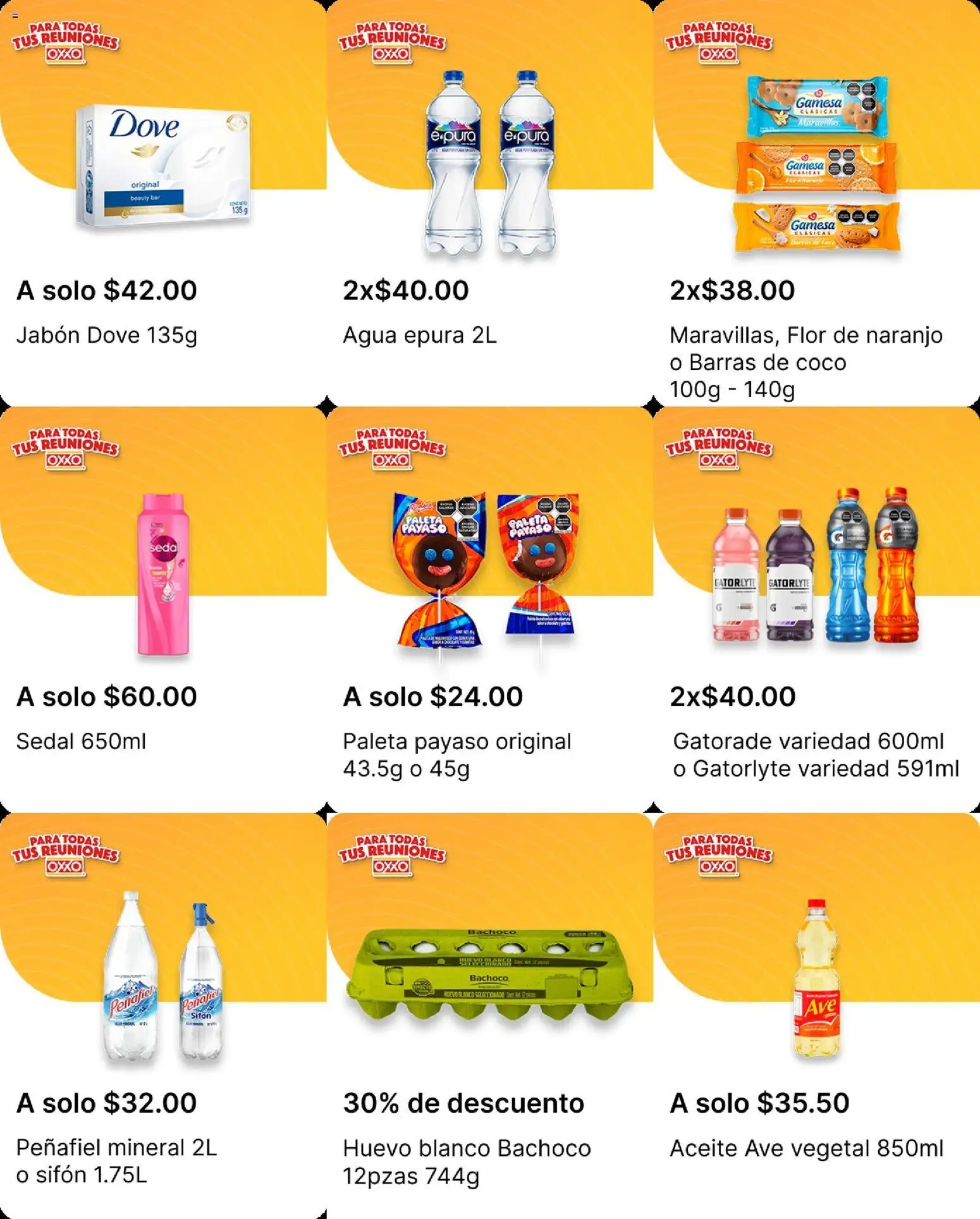 Nuevas ofertas de OXXO válidas en toda la República Mexicana desde el 16.10.2025. ¡Encuentra las mejores ofertas en OXXO folleto! | Página: 14 | Productos: Paleta, Huevo, Agua, Aceite