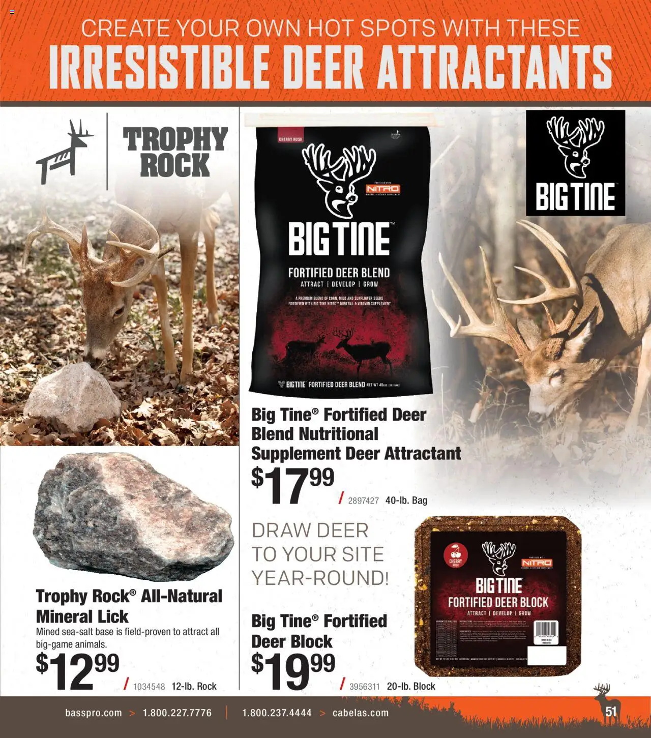Cabela's Deer Hunting 25 - valid from 01.10.2025 | Page: 51 | Products: Vitamin, Bag