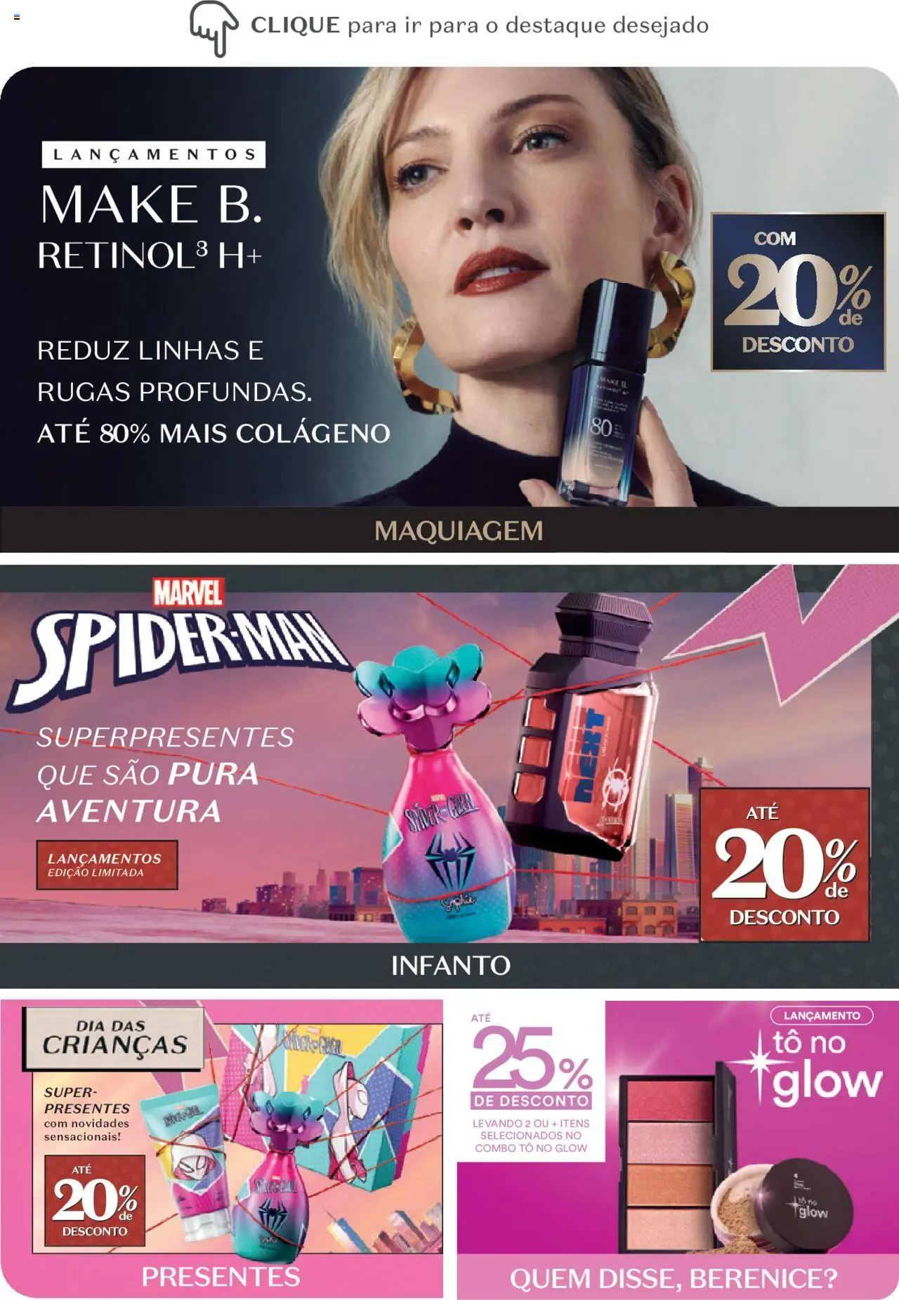 O Boticário Folheto - válido de 22.09.2025 | Página: 10 | Produtos: Colágeno, Maquiagem