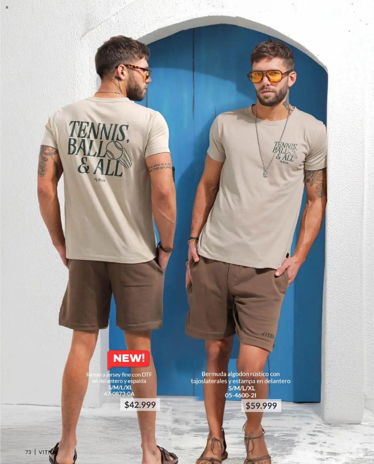 Vitnik - Catálogo Hombre │ válido desde el 07.10.2025 | Página: 73 | Productos: Remera, Algodón, Bermuda