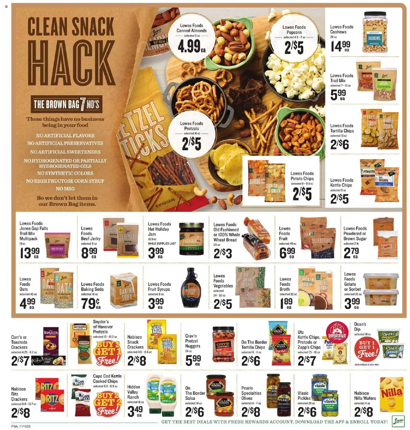 Lowes Foods Weekly Ad - valid from 19.11.2025 | Page: 13 | Products: Corn, Bread, Beef, Sugar