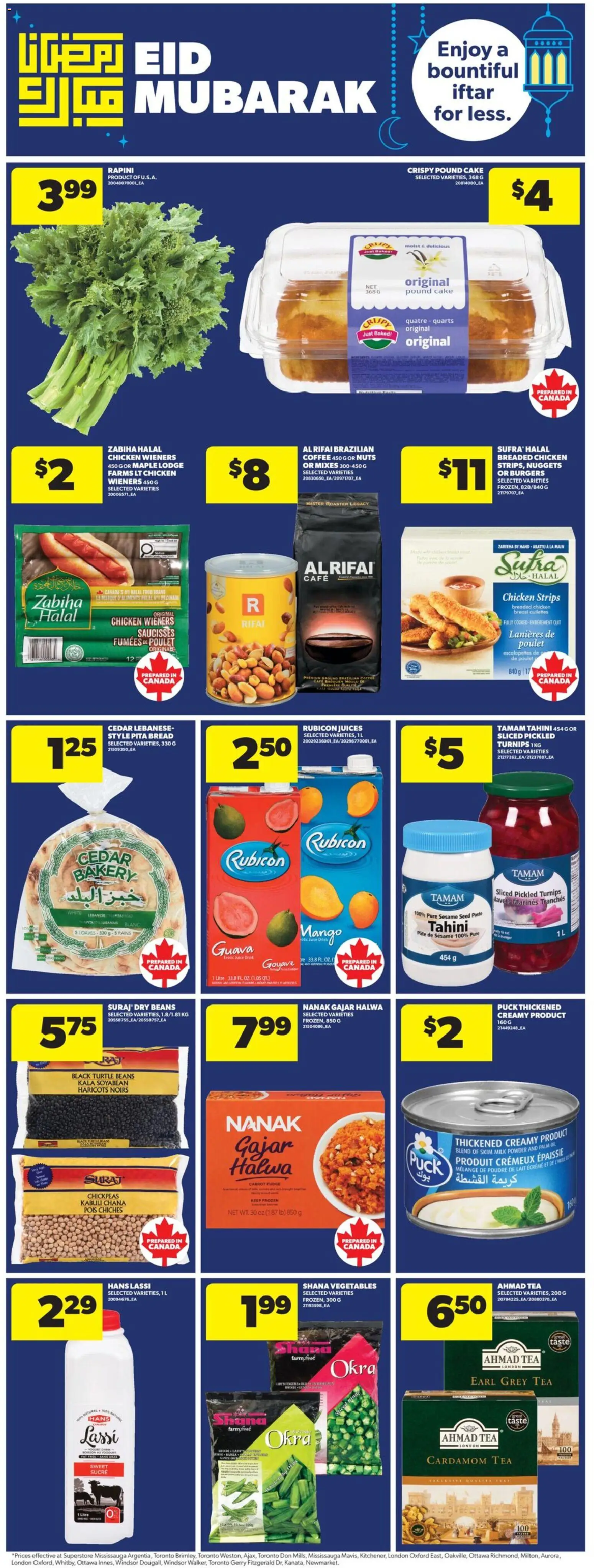 Real Canadian Superstore flyer valid from 19.03.2026 | Page: 26 | Products: Tea, Bakery, Coffee, Juice