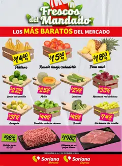 Vista previa de Soriana - Frescos del Mandado Mercado: Nuevo León, nuevo folleto de la tienda, válido en México a partir del 10.12.2025