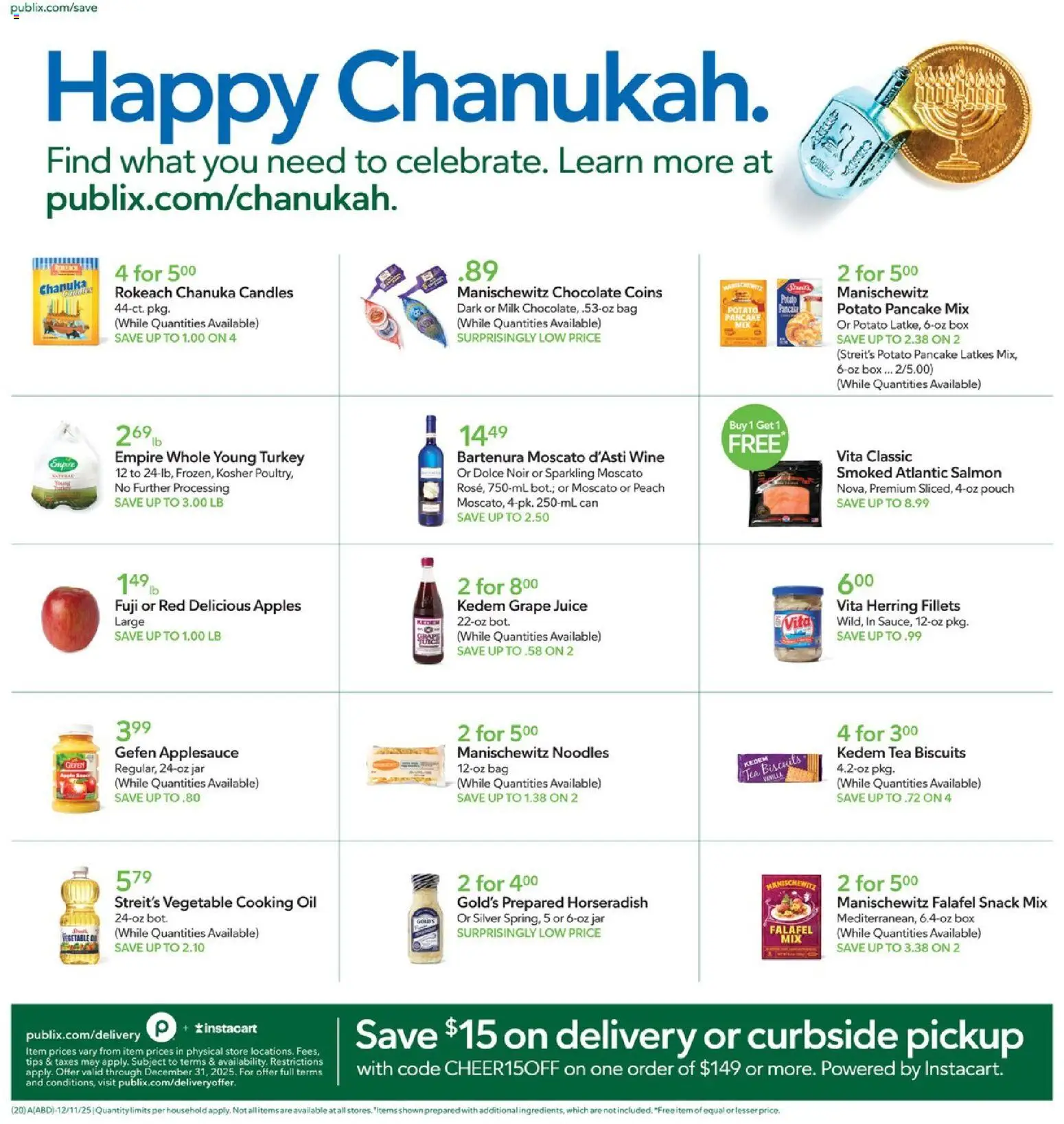 Publix Weekly Ad - valid from 10.12.2025 | Page: 20 | Products: Chocolate, Juice, Apples, Tea