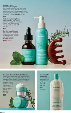 Preview of Avon weekly ads valid from 25.03.2026 | Page: 20 | Products: Biotin, Shampoo, Oil, Body Wash