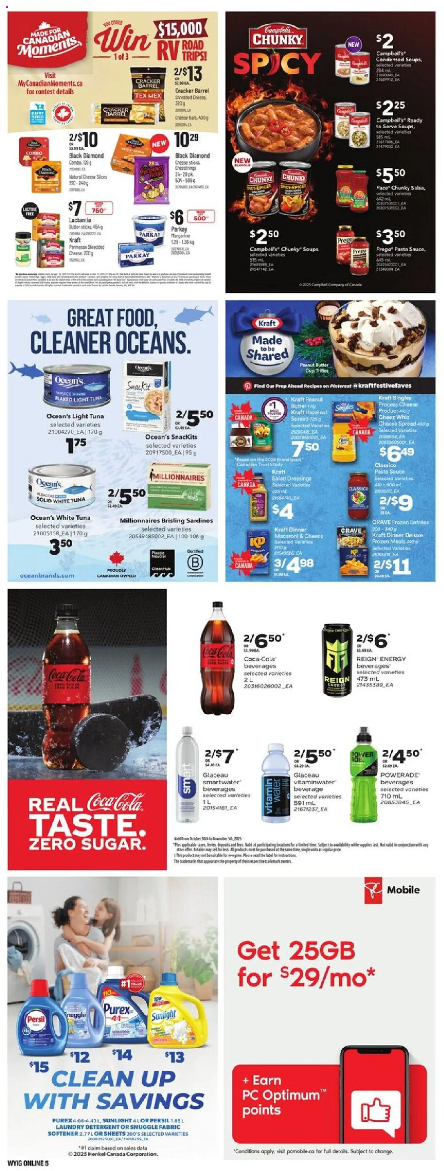 Independent Grocer flyer valid from 06.11.2025 | Page: 15 | Products: PC, Fabric softener, Butter, Cheese