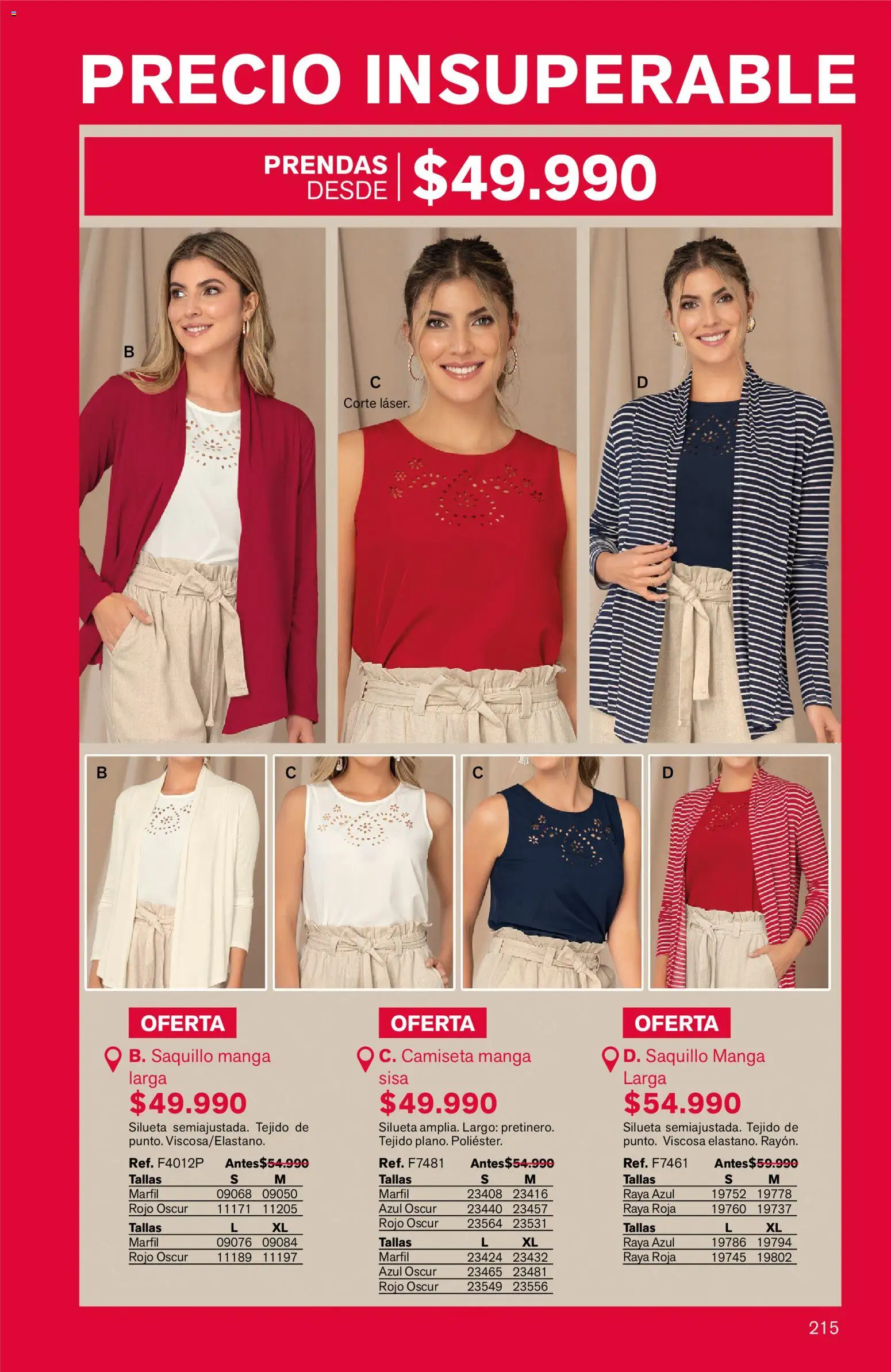Leonisa revista - valida desde el 03.04.2026 | Página: 215 | Productos: Camiseta