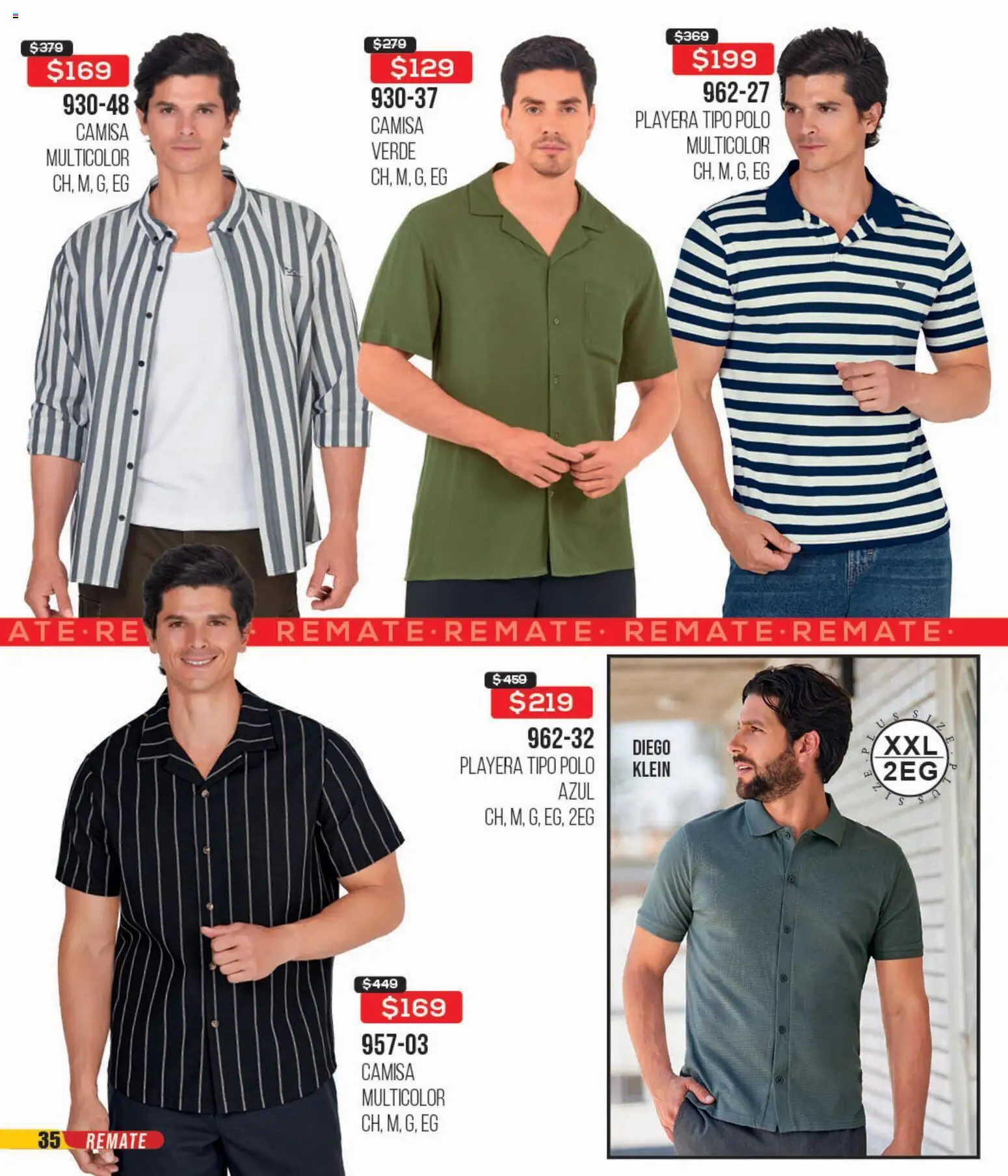 Nuevas ofertas de Cklass válidas en toda la República Mexicana desde el 14.04.2026. ¡Encuentra las mejores ofertas en Cklass catálogo 3X2 Digital Ropa! | Página: 36 | Productos: Camisa, Playera