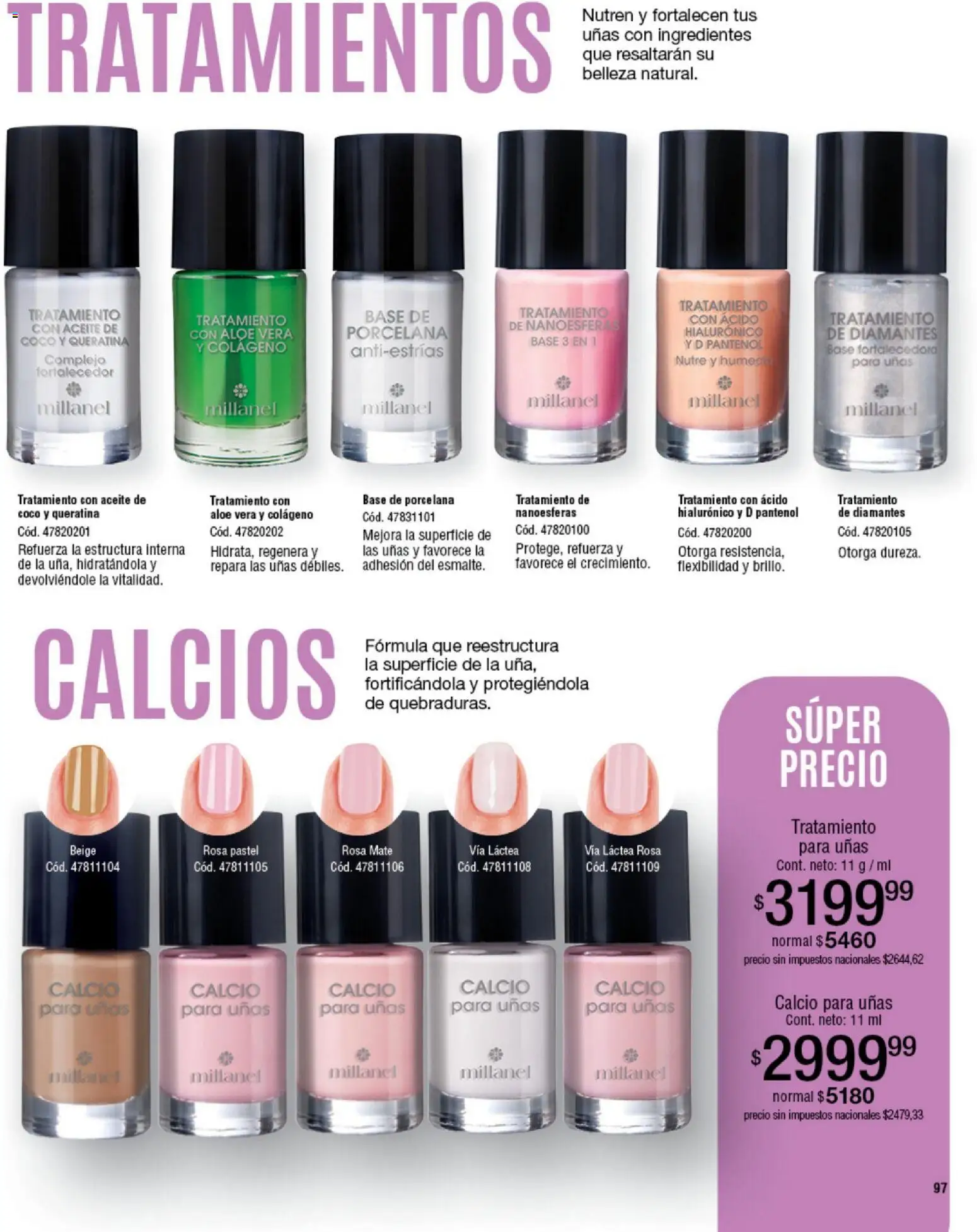 Millanel - Catálogo │ válido desde el 08.12.2025 | Página: 97 | Productos: Mate, Aceite