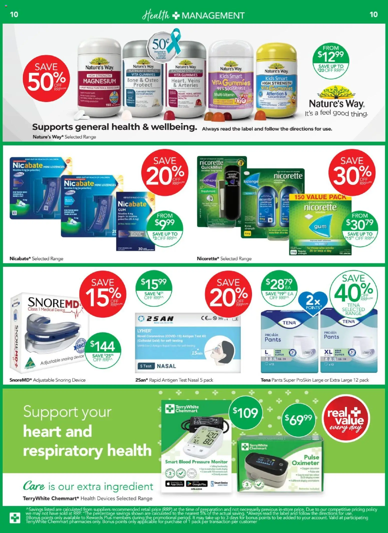 Terry White catalogue - valid from 26.03.2026 | Page: 10 | Products: Pants, Sugar, Batteries, Screen
