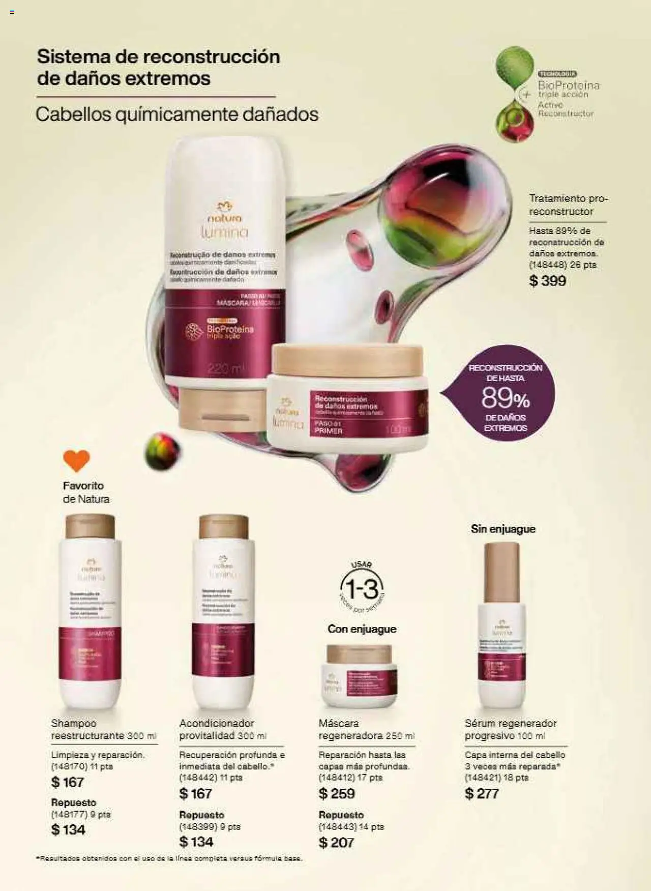 Nuevas ofertas de Natura válidas en toda la República Mexicana desde el 12.10.2025. ¡Encuentra las mejores ofertas en Natura - Campaña 16 2025! | Página: 138 | Productos: Serum, Máscara, Acondicionador