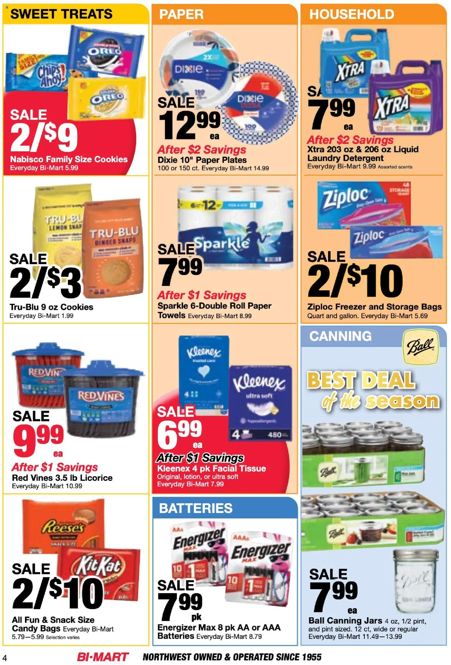 Bi-Mart Membership Savings Book - valid from 28.04.2026 | Page: 4 | Products: Ginger, Detergent, Lemon, Freezer