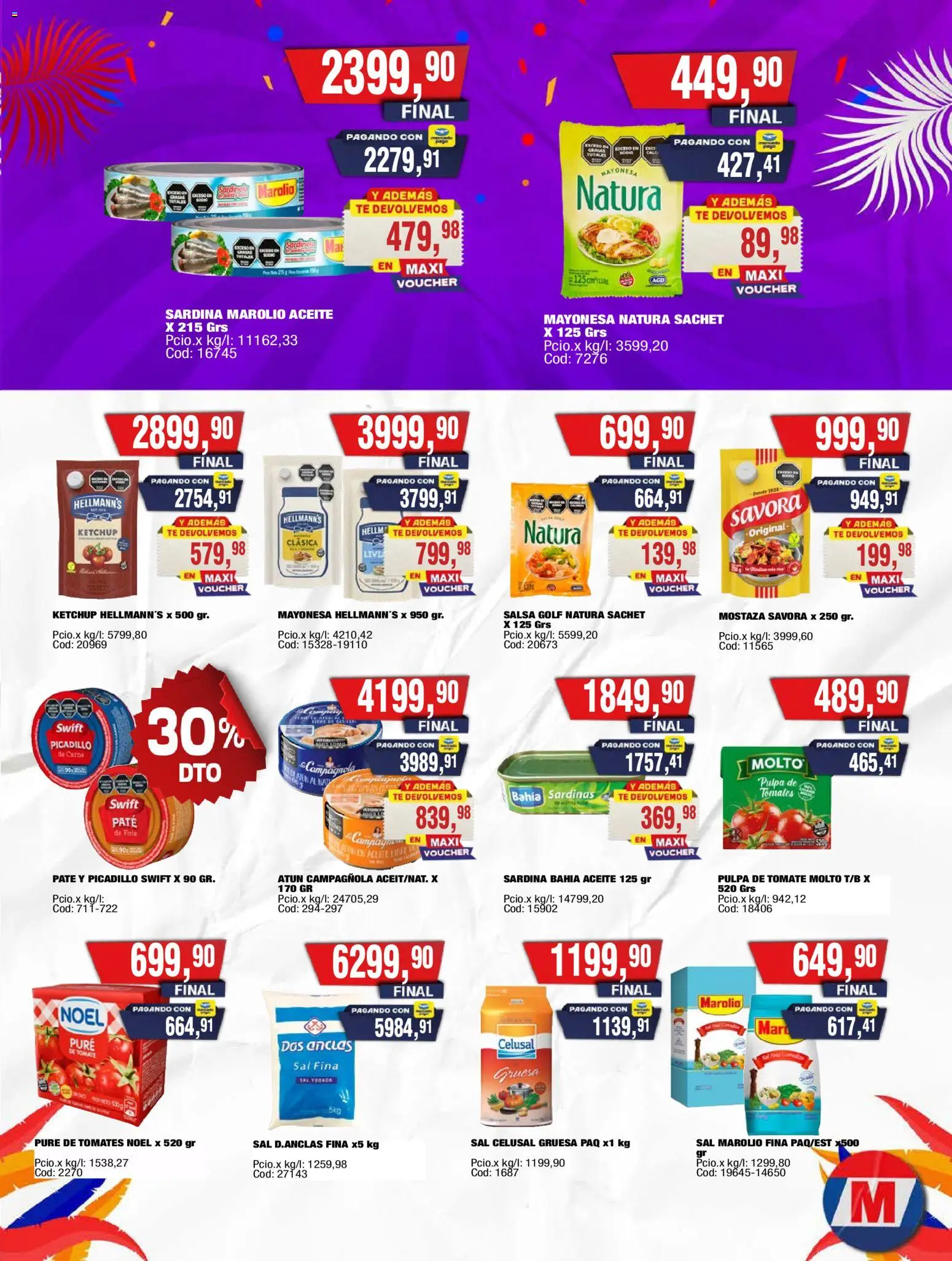 Maxiconsumo ofertas │ válido desde el 16.02.2026 | Página: 5 | Productos: Aceite, Mayonesa, Sal, Tomate