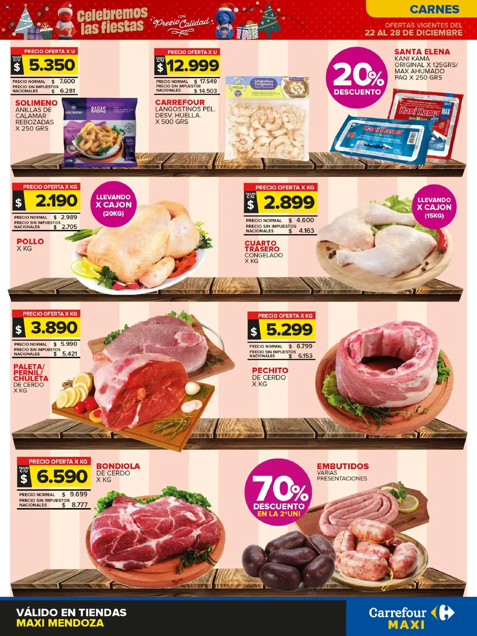 Carrefour - Frutas y Verduras  │ válido desde el 22.12.2025 | Página: 2 | Productos: Pollo, Cerdo