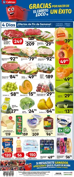 Vista previa de Calimax - Folleto Mexicali, nuevo folleto de la tienda, válido en México a partir del 22.08.2025