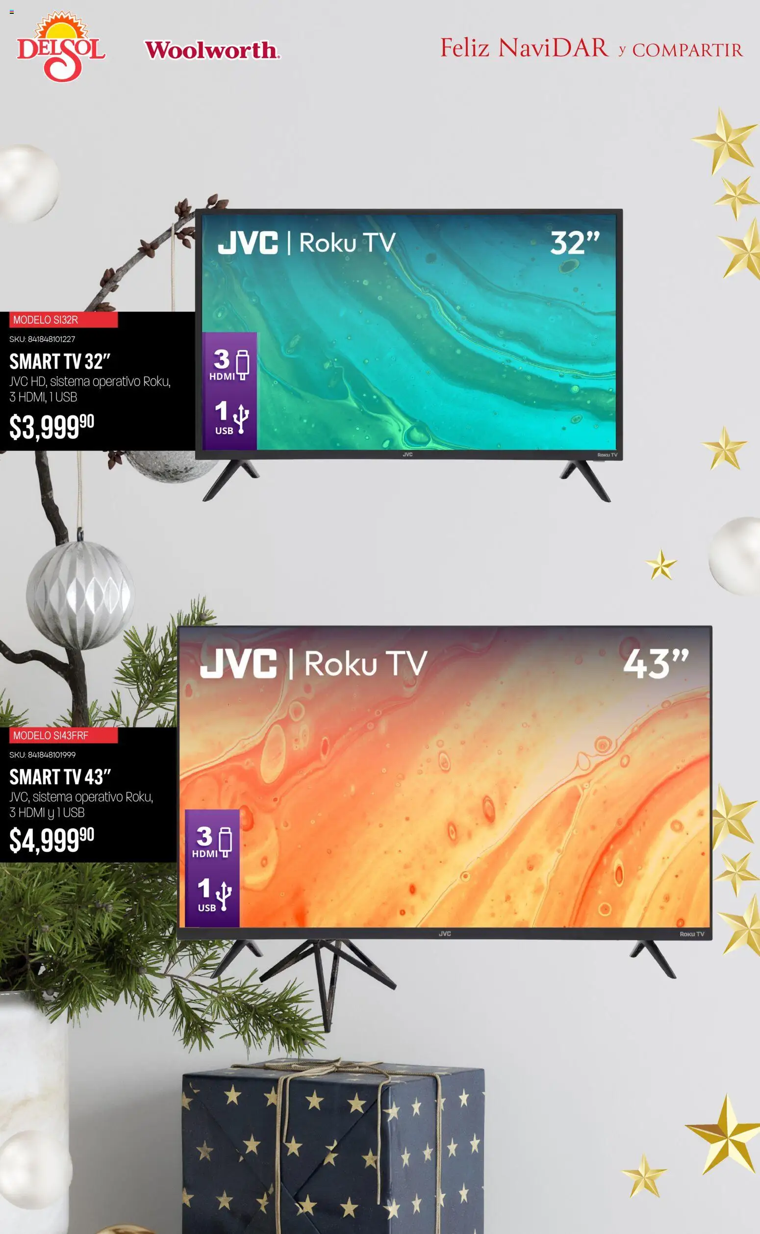 Nuevas ofertas de Del Sol y Woolworth válidas en toda la República Mexicana desde el 06.11.2025. ¡Encuentra las mejores ofertas en Del Sol y Woolworth catálogo Regalos 2025! | Página: 5 | Productos: Usb