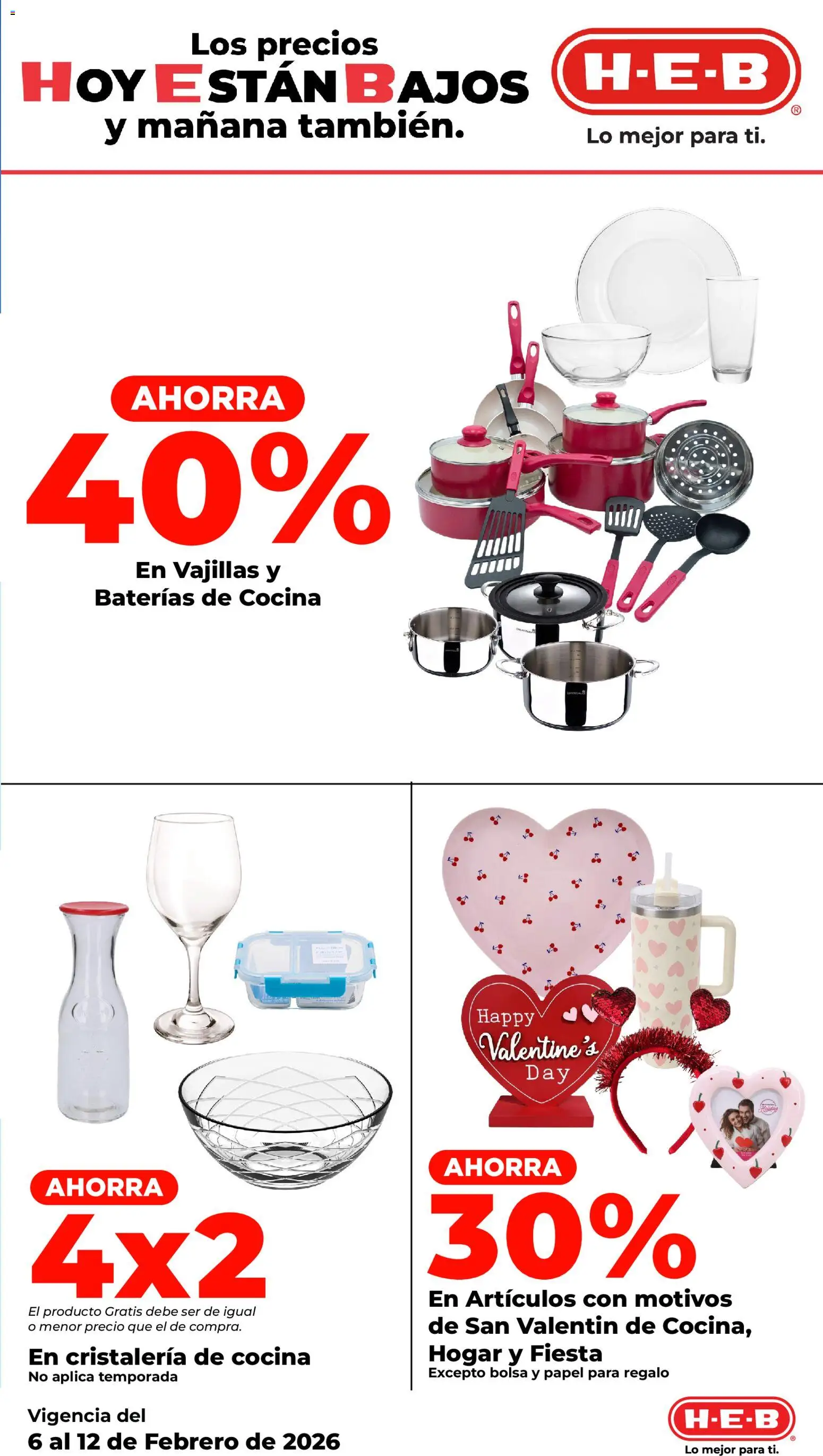 Nuevas ofertas de H-E-B válidas en toda la República Mexicana desde el 06.02.2026. ¡Encuentra las mejores ofertas en H-E-B folleto! | Página: 15