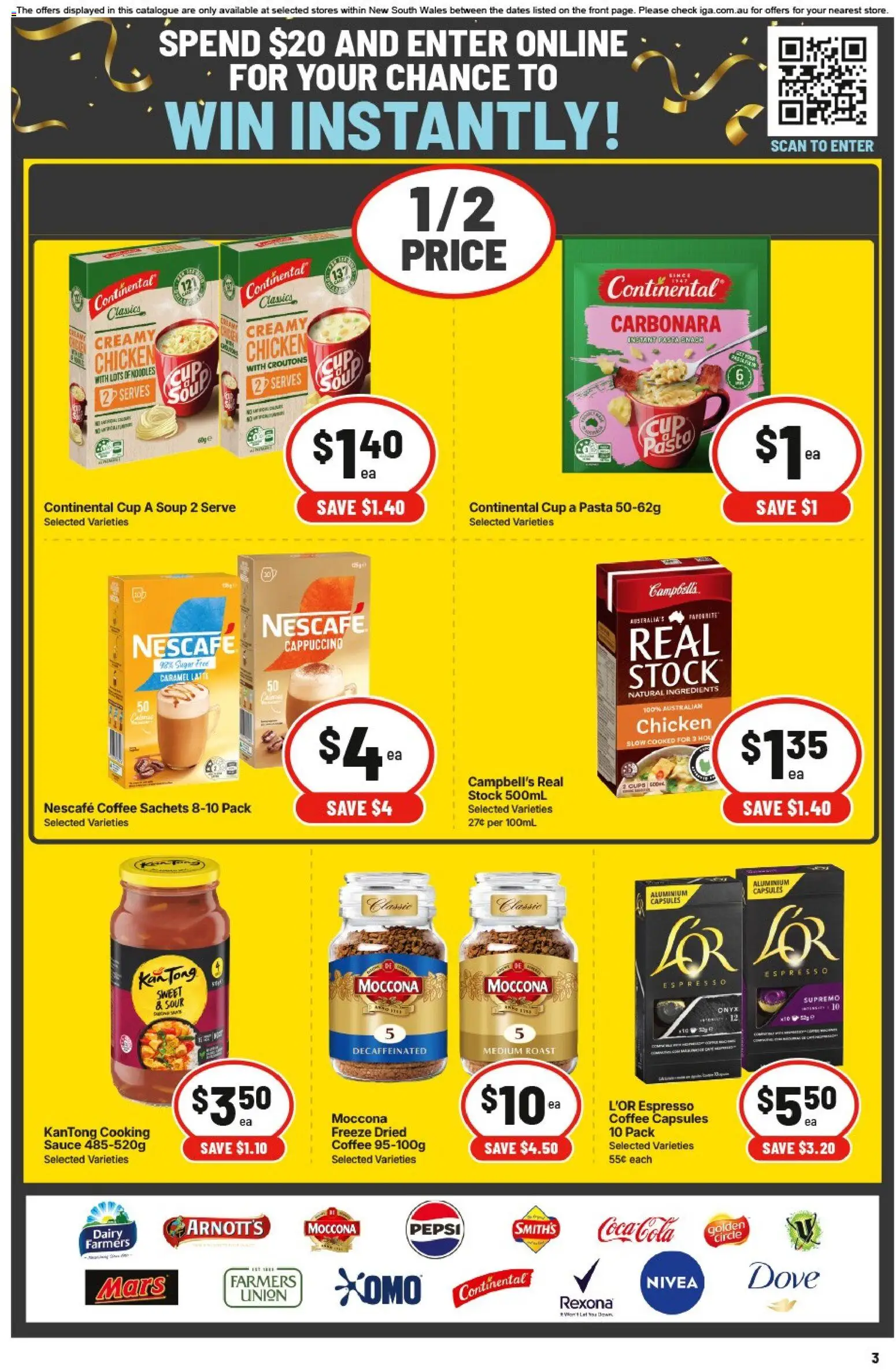 IGA catalogue - valid from 22.04.2026 | Page: 4 | Products: Box, Energy drink, Pepsi, Water