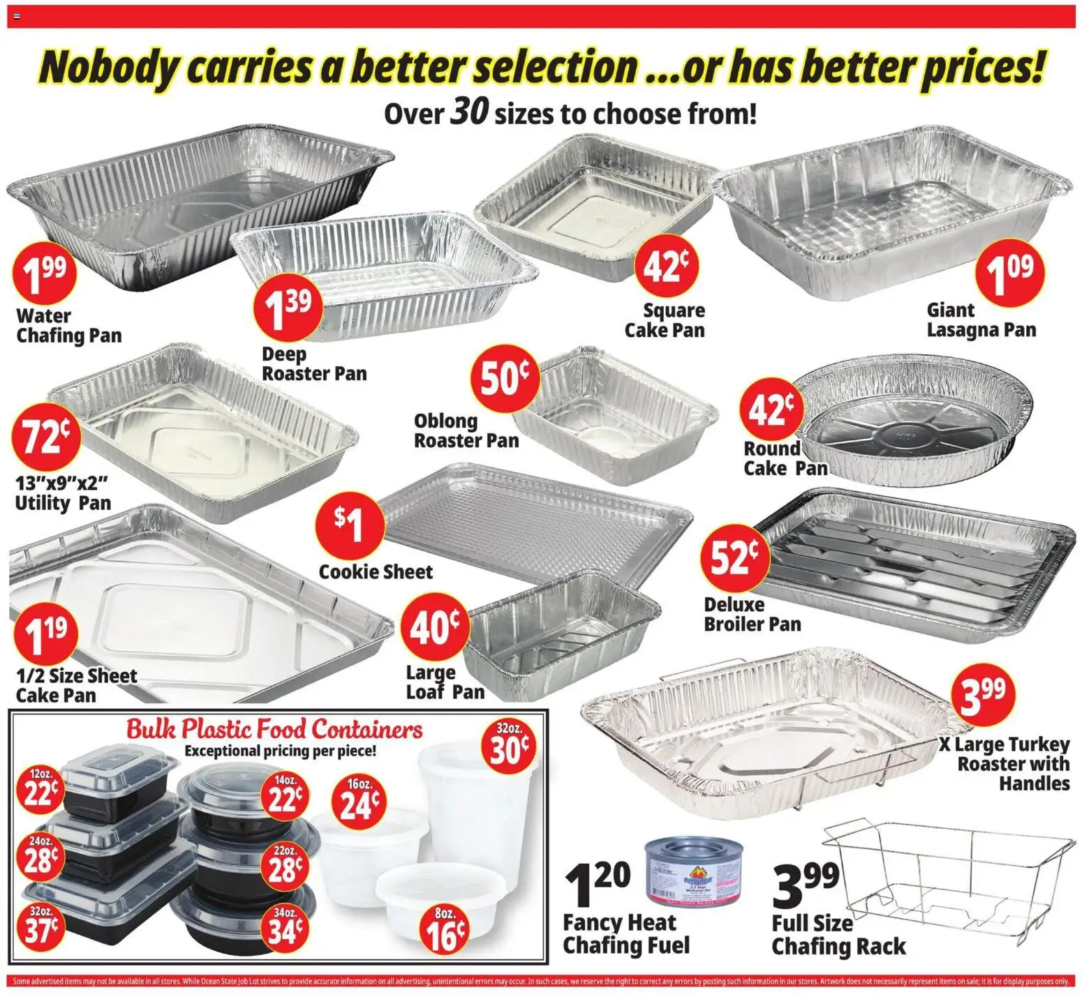 Ocean State Job Lot Weekly Ad - valid from 20.11.2025 | Page: 26 | Products: Pan, Water, Sheet