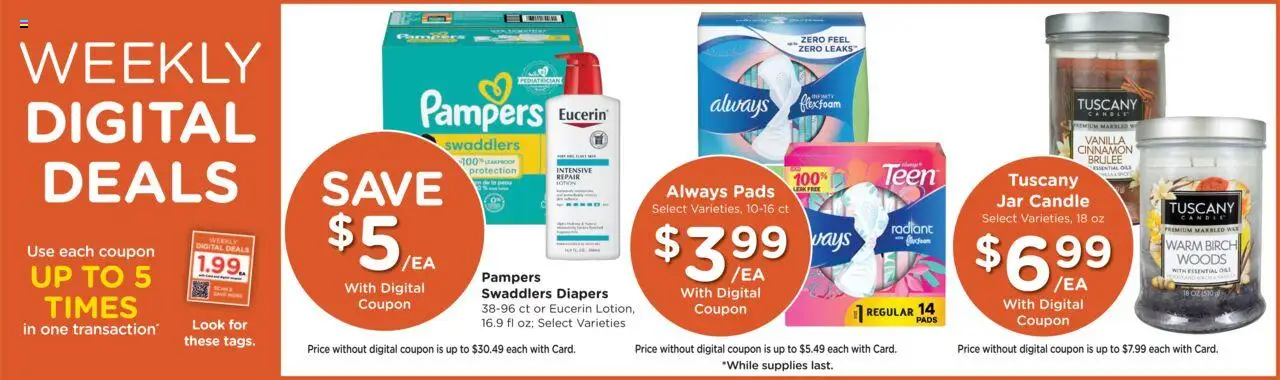 Kroger Weekly Ad - valid from 22.10.2025 | Page: 3 | Products: Pads