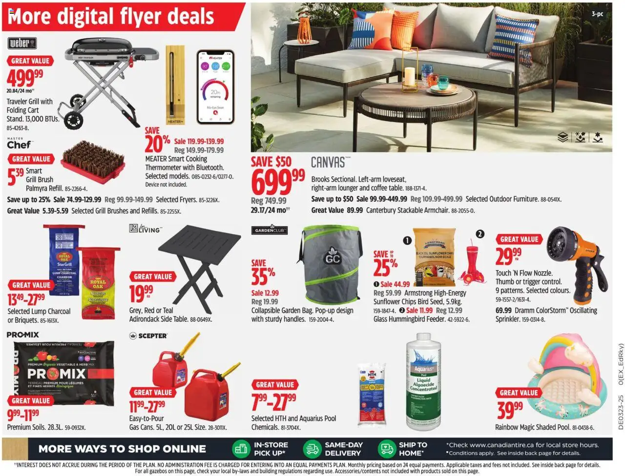 Canadian Tire flyer valid from 30.05.2025 | Page: 15 | Products: Chips, Thermometer, Brush, Coffee