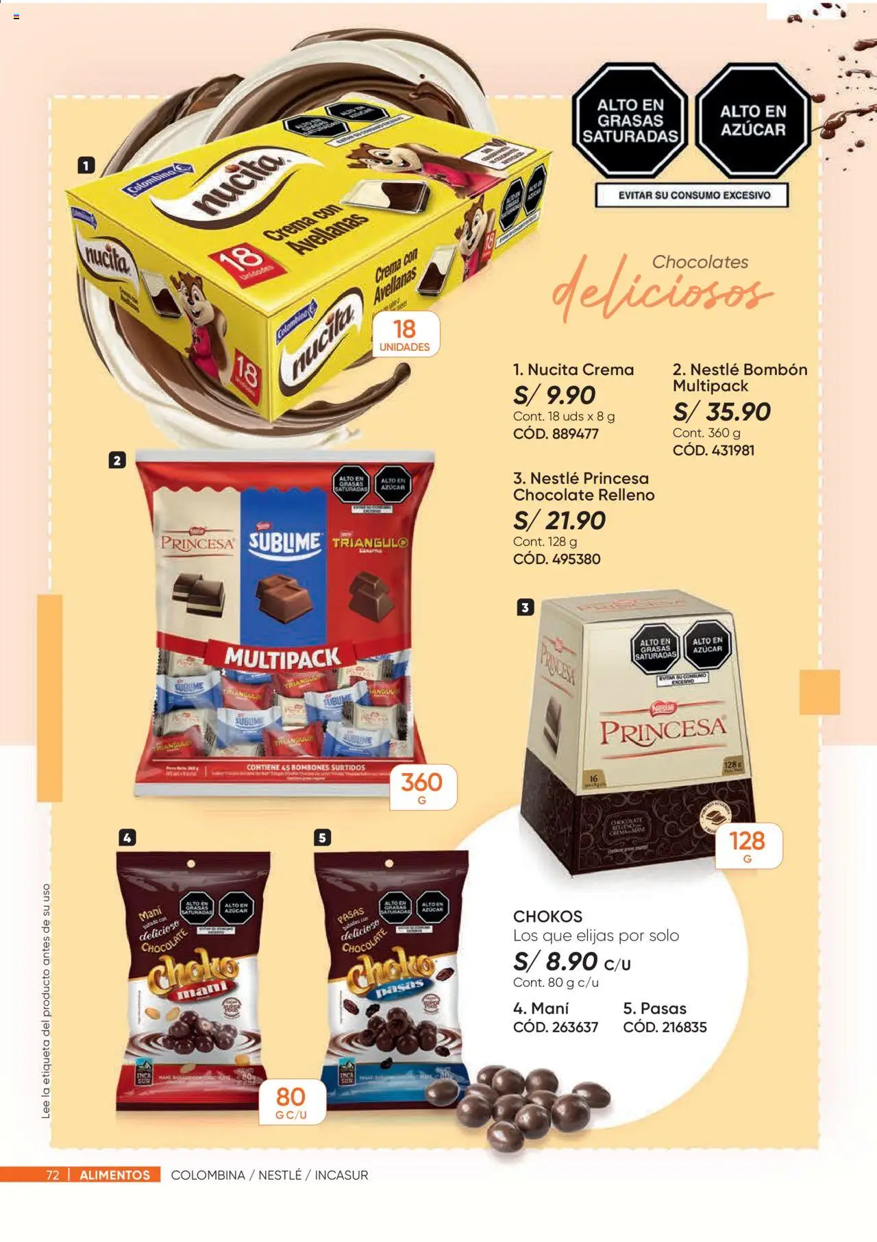 Catálogo Azzorti válido desde 28.07.2025 | Página: 72 | Productos: Chocolate, Crema