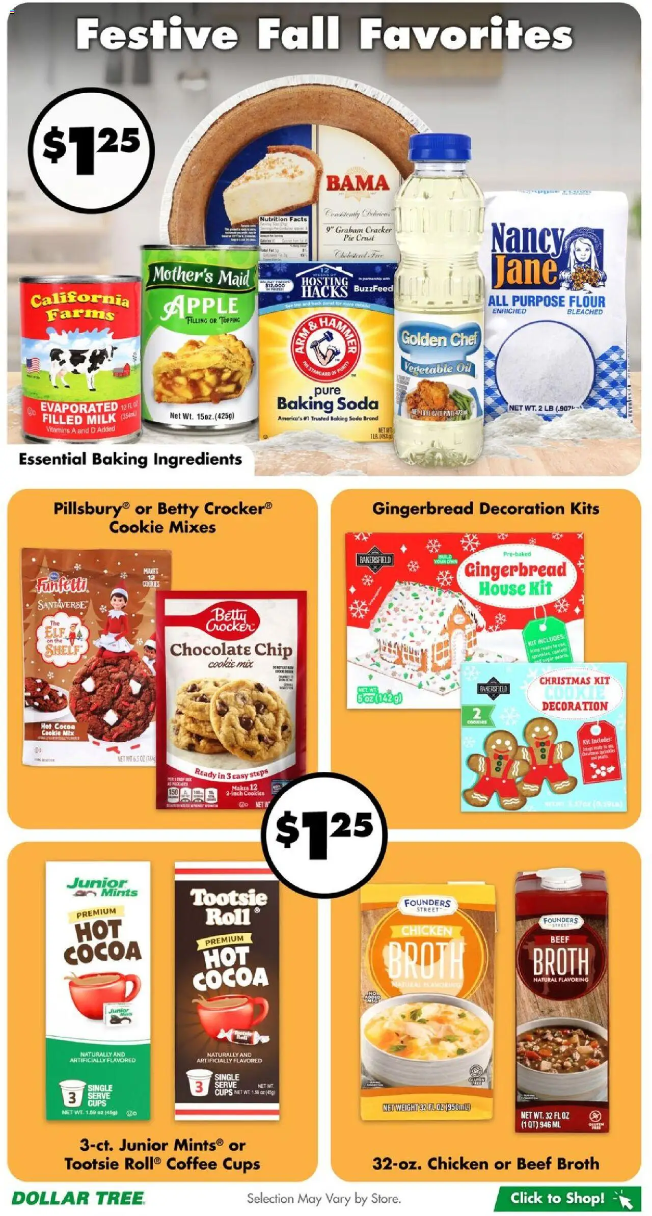 Dollar Tree Weekly Ad - valid from 12.10.2025 | Page: 7 | Products: Milk, Coffee, Beef, Weight