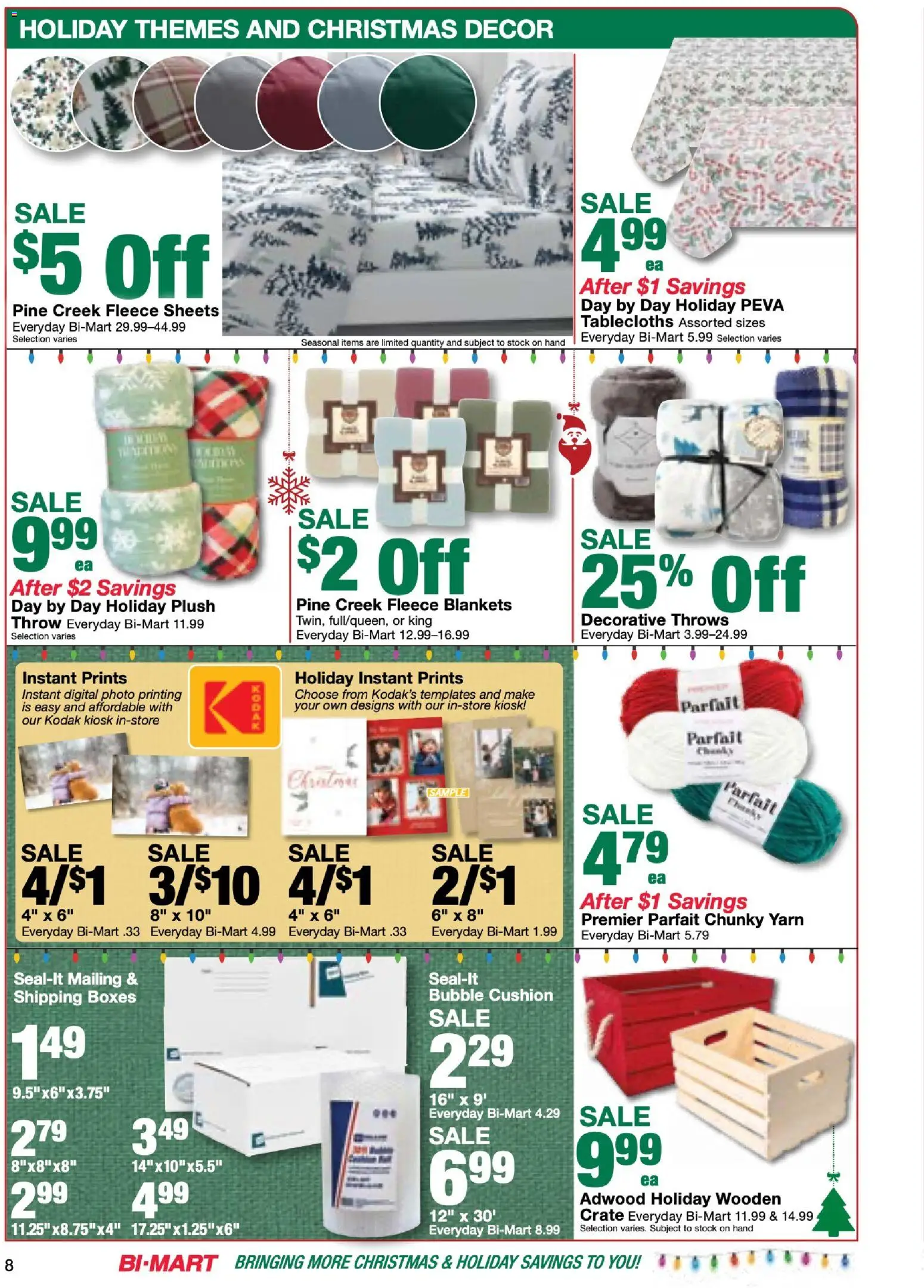 Bi-Mart Membership Savings Book - valid from 02.12.2025 | Page: 8 | Products: Yarn, Cushion