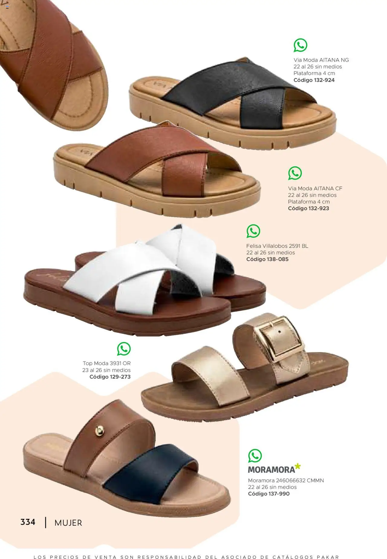 Nuevas ofertas de SC Pakar válidas en toda la República Mexicana desde el 24.07.2025. ¡Encuentra las mejores ofertas en SC Pakar Catálogo Mujer otoño / invierno! | Página: 334 | Productos: Top