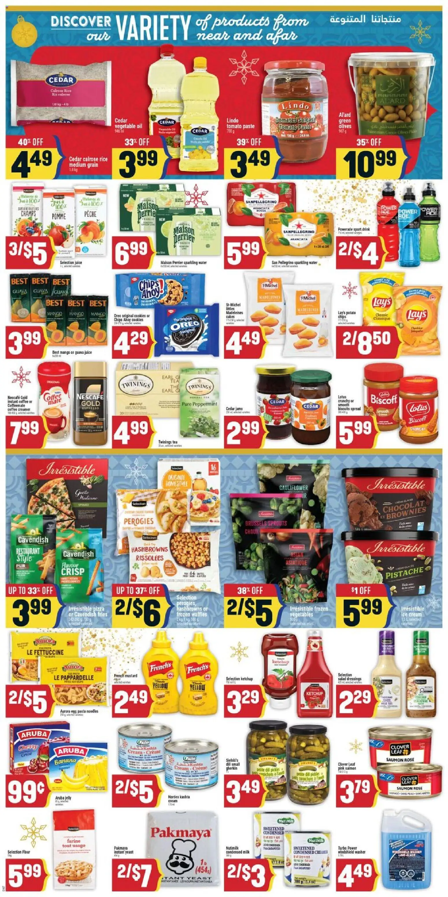 Adonis flyer valid from 04.12.2025 | Page: 7 | Products: Noodles, Ketchup, Cream, Juice