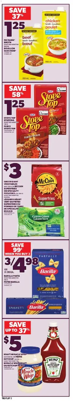 Preview of Independent Grocer weekly flyer / circulaire from shop Independent Grocer valid from 11.12.2025 | Page: 2 | Products: Pasta, Potatoes, Stove, Chicken