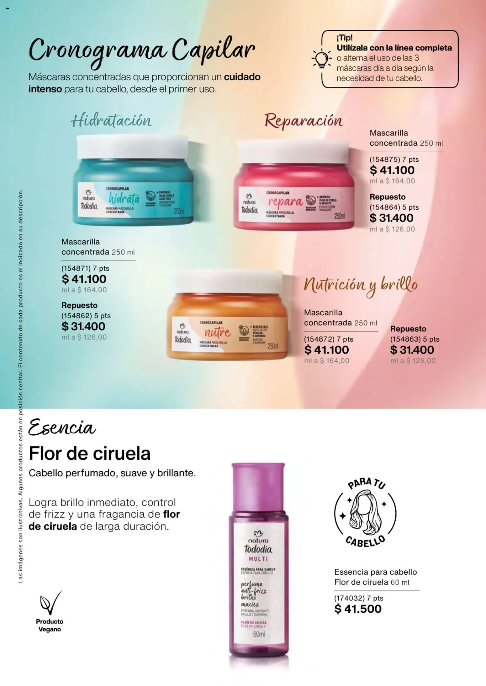 Natura revista - valida desde el 02.01.2026 | Página: 141 | Productos: Brillo, Mascarilla, Fragancia, Máscara