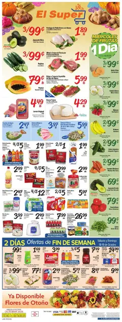 Preview of El Super weekly ads valid from 15.10.2025