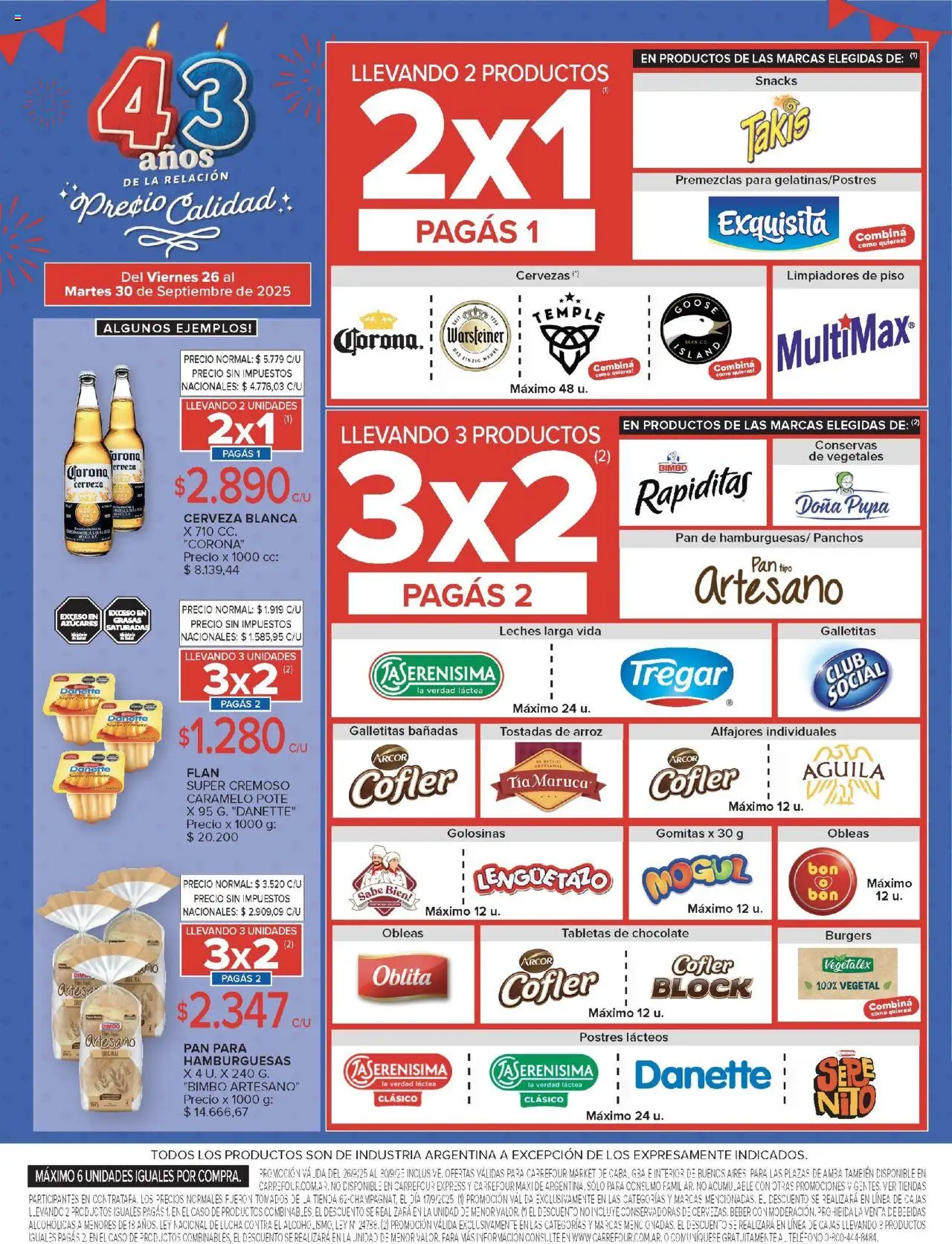 Carrefour Market catálogo │ válido desde el 26.09.2025 | Página: 2 | Productos: Teléfono, Caso, Gomitas, Pan
